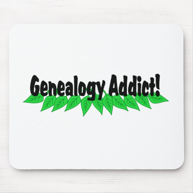 Genealogie Addict Mousepad Mousemat (Vorne)
