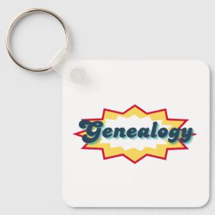Genealogie-Comic-Book-Pop-Schlüsselanhänger Schlüsselanhänger