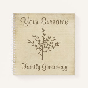 Genealogie der Familie Notizbuch