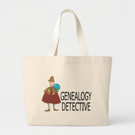 Genealogie-Detektiv Jumbo Stoffbeutel