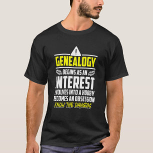 Genealogie Genealogische Herkunft T-Shirt