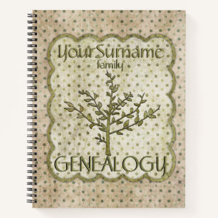 Genealogie Grün Notizbuch