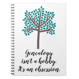 Genealogie ist kein Hobby Notizblock