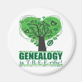 Genealogie ist T-R-E-E-reich! Magnet