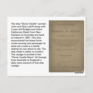 Genealogie Lahiff Postcard "Dover Castle" Postkarte