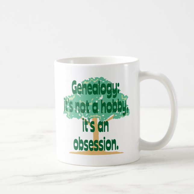 Genealogie-Obsession Kaffeetasse (Rechts)