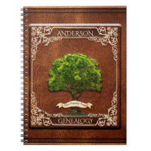 Genealogie-Platten Notizblock