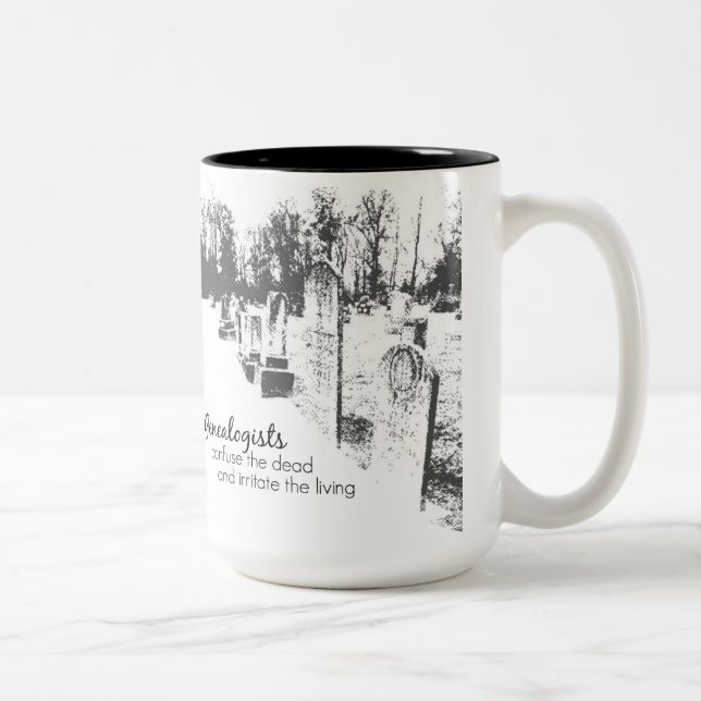 Genealogie-Tasse Zweifarbige Tasse (Rechts)