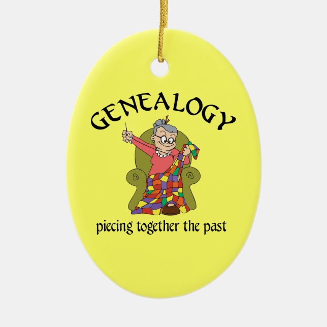Genealogie, welche die letzte Verzierung Keramikornament (Vorne)