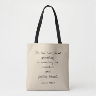 Genealogie-Zitat-Taschen-Tasche Tasche