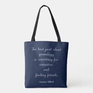 Genealogie-Zitat-Taschen-Tasche Tasche