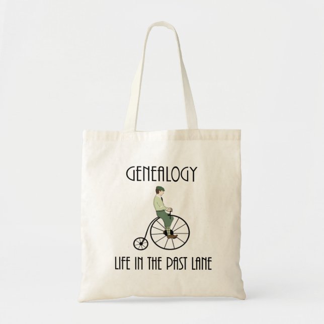 Genealogische Old Time Theme Tote Bag Tragetasche (Vorne)