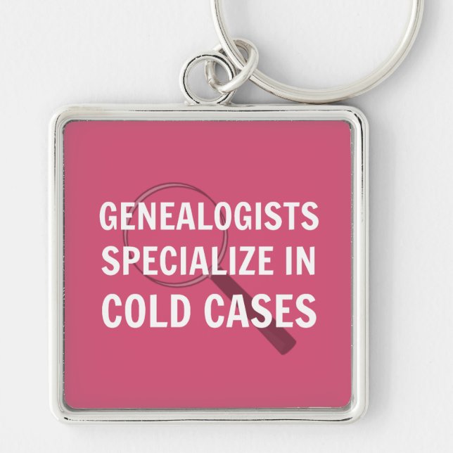 Genealogischer Schlüsselanhänger (Rosa) (Vorne)