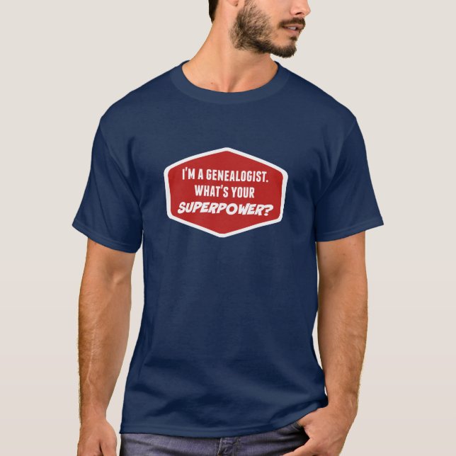 Genealogischer Supermacht-T - Shirt (Vorderseite)