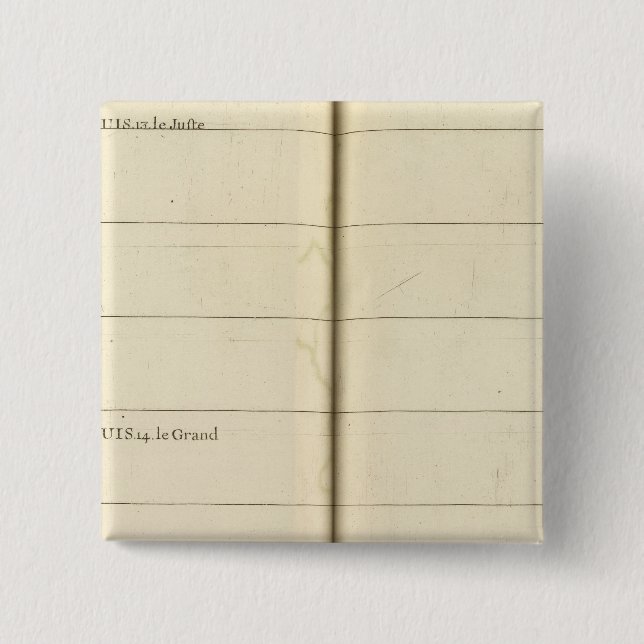 Genealogischer Tisch, Frankreich 2 Button (Vorderseite)