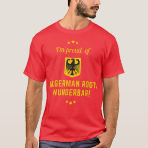 Genealogisches Geschenk Ich bin stolz auf meine de T-Shirt