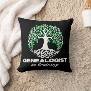 Genealogist in der Ausbildung Funny Genealogie Tre Kissen