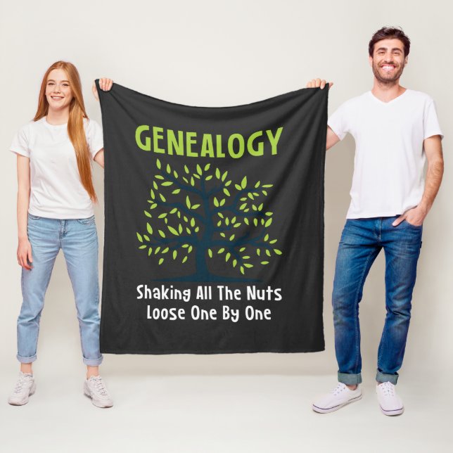 Genealogist schüttelt alle Nacken zusammen Fleecedecke (Beispiel)