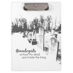 Genealogists-Klemmbrett Klemmbrett