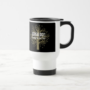 Genealogy Travel Mug (Schwarz) Reisebecher