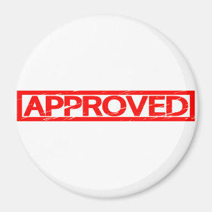 Genehmigte Briefmarke Magnet