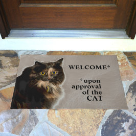 Genehmigung für Cat Tortie Fußmatte