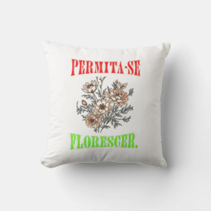 Genehmigung und Florescer Kissen