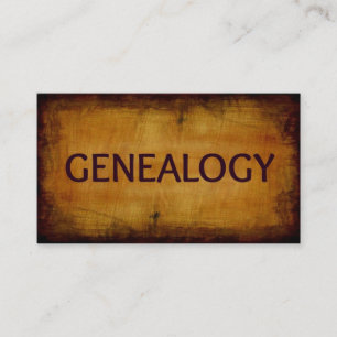 Généologie Carte de visite antique