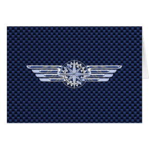 Général Air Pilote Chrome Comme Ailes Compass