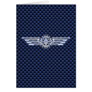 Général Air Pilote Chrome Comme Ailes Compass