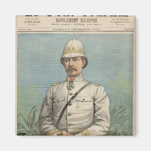 General Alfred Amedee Dodds in Dahomey Magnet (Vorne)