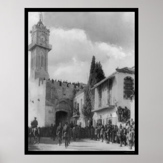 General Allenby in Jerusalem 1917 Poster