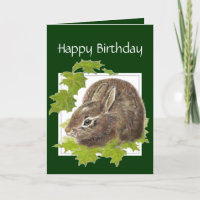 General Birthday Bunny Rabbit für Jemand Besondere
