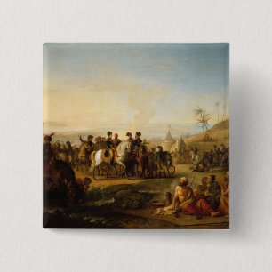 General Bonaparte, das die Brunnen von besucht Button