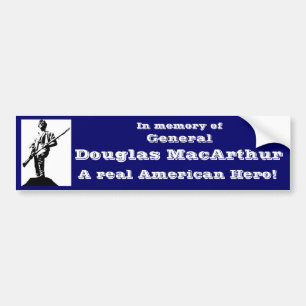 General Douglas MacArthur Autoaufkleber