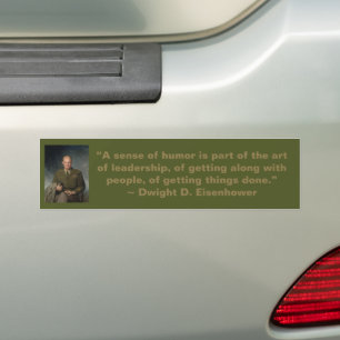General Dwight Eisenhower 5-Sterne-Gemäldeporträt Autoaufkleber