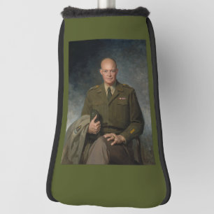 General Dwight Eisenhower 5-Sterne-Gemäldeporträt Golf Headcover