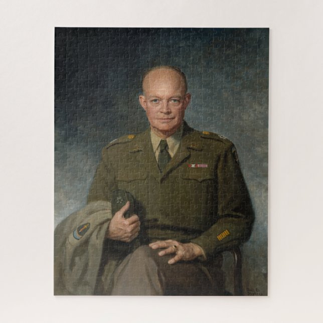 General Dwight Eisenhower 5-Sterne-Portrait (Vertikal)