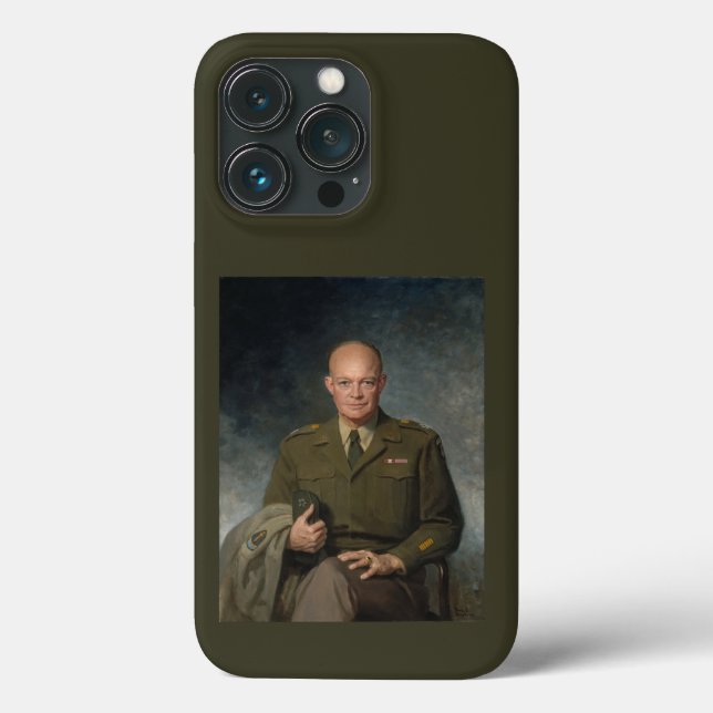 General Dwight Eisenhower 5-Sterne-Portrait Case-Mate iPhone Hülle (Rückseite)