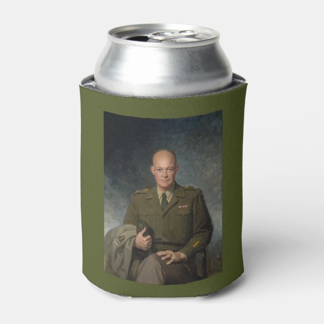 General Dwight Eisenhower 5-Sterne-Portrait Dosenkühler (Kanne Vorderseite)