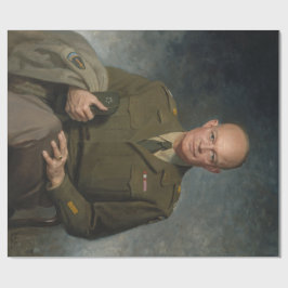 General Dwight Eisenhower 5-Sterne-Portrait Geschenkpapier