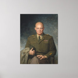 General Dwight Eisenhower 5-Sterne-Portrait Leinwanddruck