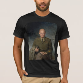 General Dwight Eisenhower 5-Sterne-Portrait T-Shirt