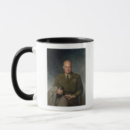 General Dwight Eisenhower 5-Sterne-Portrait Tasse