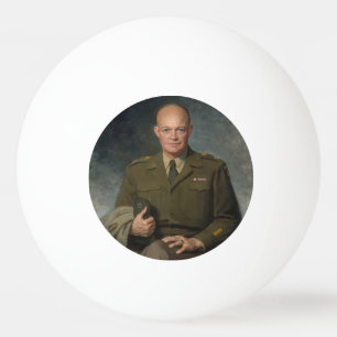 General Dwight Eisenhower 5-Sterne-Portrait Tischtennisball