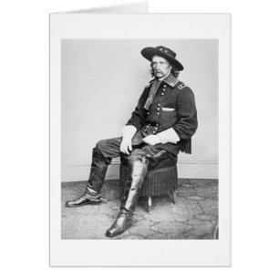 Général George A. Custer (b/w photo)
