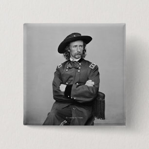 General George Custer 1 Button