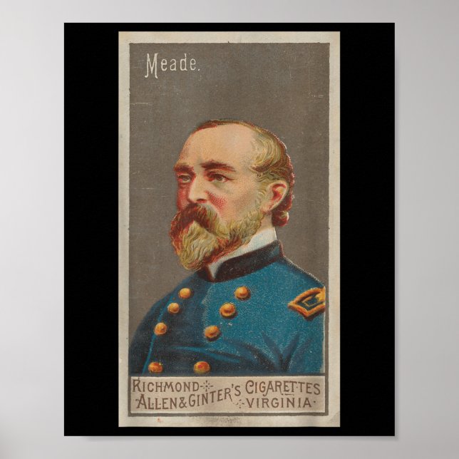 General George Meade Portrait (1888) Poster (Vorne)