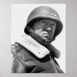 General George Patton — WW2 Poster
