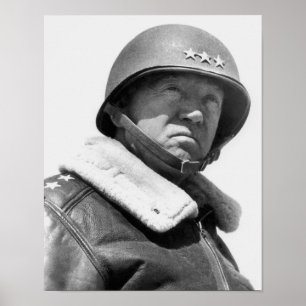 General George Patton — WW2 Poster